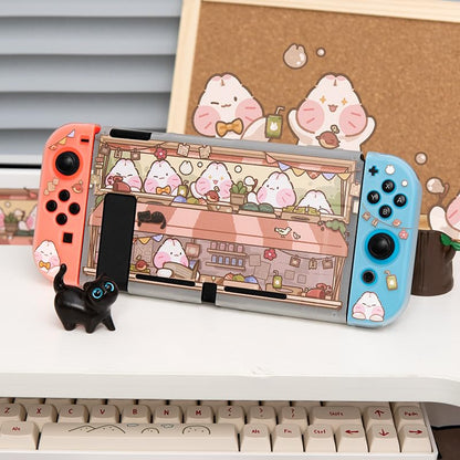 Bunny Grocery Switch Protective Case Cover Skin, Soft TPU Cover Case Compatible with Switch - size: For Switch 2017