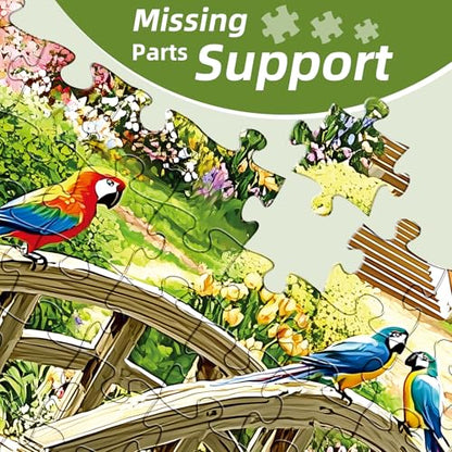 Puzzles for Adults 500 Pieces,Charming Lakeside Church Puzzle for Adults,Beautiful Flower & Parrot Jigsaw Puzzles for Seniors,Puzzles for Family Game Nights & Holiday Party Gifts,20.5x15 in - style: 500P Church