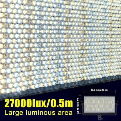GVM 1500D RGB LED Video Light, 75W Video Lighting Kit with Bluetooth Control, 3 Packs Led Panel Light for Photography, YouTube Studio, Video Shooting, Broadcasting, Conference, 1128 Led Beads - size: 1500D3L