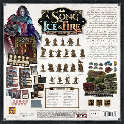 CMON A Song of Ice & Fire Tabletop Miniatures Game Bolton Starter Set - Strategy Game for Ages 14+, 2+ Players, 45-60 Minute Playtime, Made