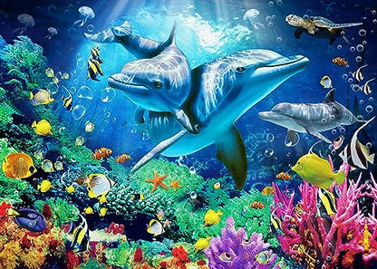 Nattork Jigsaw Puzzles 1000 Pieces for Adults, Families (Sea World) Pieces Fit Together Perfectly - size: Sea - 1000pcs