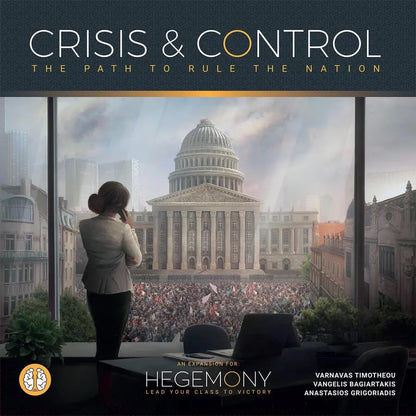 Hegemony: Crisis & Control Expansion - Add New Automas & Modules, Solo Play, Unique Asymmetric Card Driven Game Board Game, Ages 14+, 1-4 Players - style: Crisis & Control