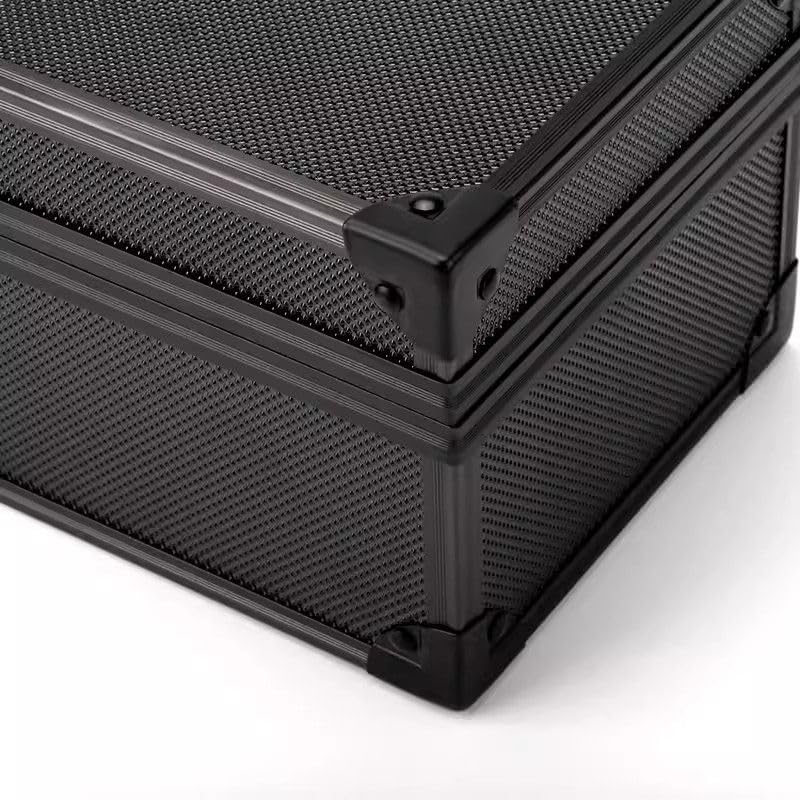 Trading Card Storage Case for Graded Cards, Holds 43 Magnetic Card Holders or Card Slabs, Hard Shell Card Organizer Box with Foam Protection for Sports Cards & Collectible Trading Cards