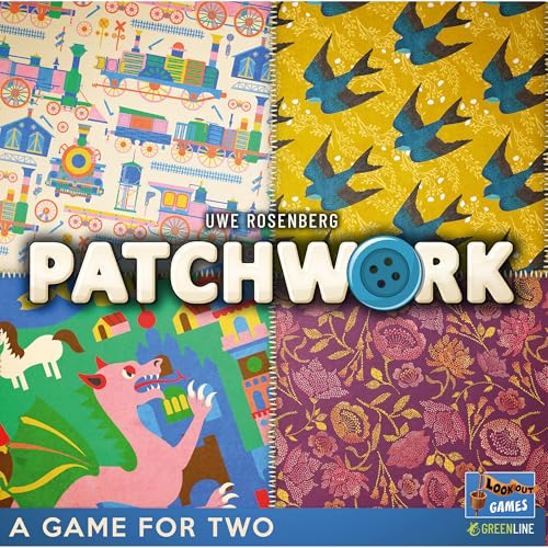 Patchwork Board Game (Revised Edition) | Interactive Quilting Puzzle Strategy Game, Family Fun for Kids & Adults, Ages 8+, 2 Players, 30 Mins