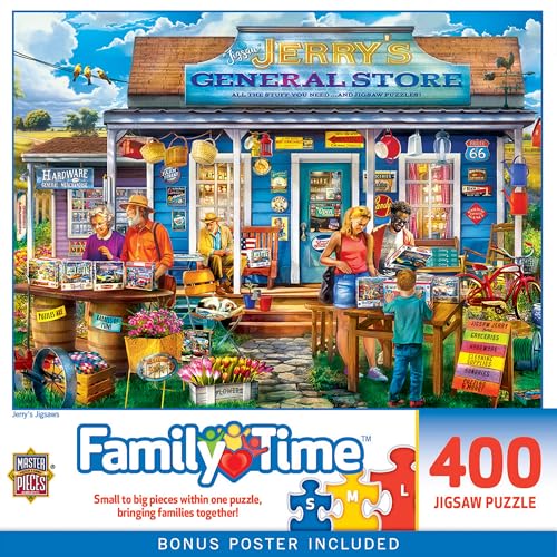 MasterPieces Jerry's Jigsaws - 500 Piece EZ Grip Puzzle for Adults - Ages 14+ - style: Jerry's Jigsaws