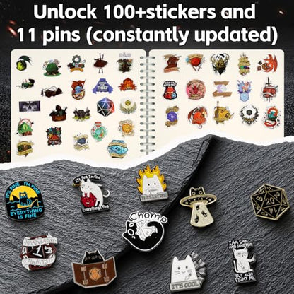 Coyeekn Mystery Dice Set, DND Dice Set of 7 Polyhedral Dice | 1 in 10 Chance to Get Legendary Dice, with Extra Loot, Suitable for Dice Goblin D&D Gift - color: 1 Mystery Bag