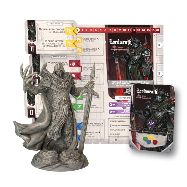 Chronicles of Drunagor: Age of Darkness – Lordwrath Extra Hero – Reprint | Requires base game, Additional hero, New abilities and gameplay options, Fantasy setting, Cooperative campaign