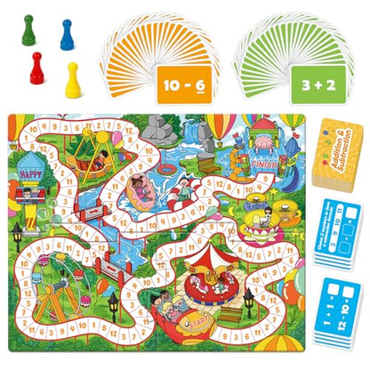 Broytain Addition and Subtraction Math Games for Kids,Addition & Subtraction,Educational Learning Board Games for Boys and Girls Ages 5 6 7 8,Classroom Travel Indoor Outdoor Family Games