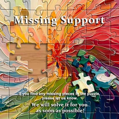Impossible 1000-Piece Rainbow Art Painting Puzzle, Hard Challenge for Adults - style: Painting Puzzle