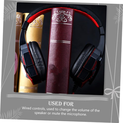 Wired Over-Ear Gaming Headset with Mic Noise Cancelling for Game Console and Travel Use