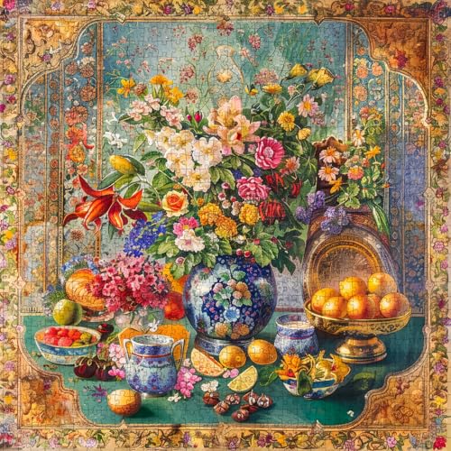 Jigsaw Puzzles for Adults 1024 Pieces, Interlock Perfectly Letter on Back No Dust, Home Decor Birthday Party Gift Toy for Men Women Elders Seniors, 1:1 Poster - Retro Story - color: Retro Story
