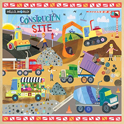 Masterpieces 48 Piece Fun Facts Jigsaw Puzzle for Kids - 12"x12" - Hello World-Construction Site - style: Hello World-Construction Site