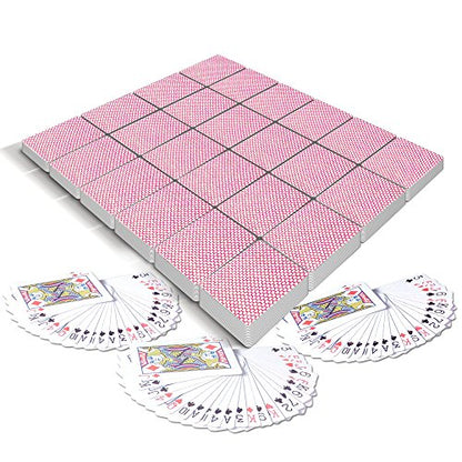 Gamie Pack of 20 Mini Playing Cards - Poker Mini Card Deck - Miniature 1.5 Inch Card Set - Small Casino Game Cards for Kids, and Adults - Great Novelty Gift, Party Favor for Boys and Girls