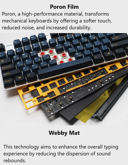 Ducky One 3 Pro Nazca 8K Mechanical Gaming Keyboard, Cherry MX2A Red, RGB | Mechanical gaming keyboard with hot-swappable switches, PBT tripleshot keycaps, RGB backlight - size: Cherry MX2A Red, style: 100%
