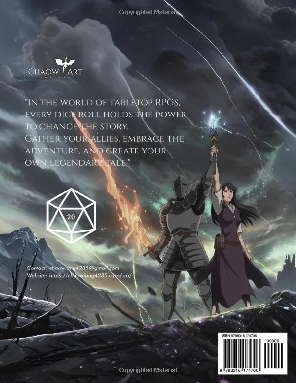 One Shot Adventure Two-Player Campaign without DM Fantasy Story idea for Tabletop RPGs: The Grimoire of the Forgotten Kingdom Complete Edition, ... Dice Roll, Perfect for Playing With Friend