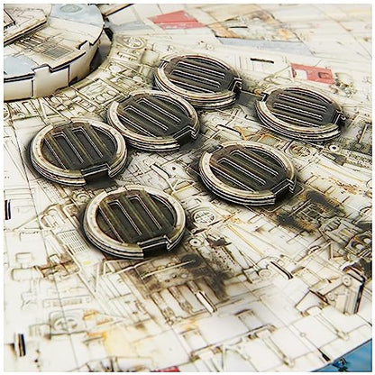 4D Build Star Wars Millennium Falcon 3D Model Kit, Star Wars Gifts, Desk Decor for Fans & Collectors, 223 Pieces, 3D Puzzles, Gift Ideas for Ages 12 & Up - style: Millennium Falcon 223 pcs