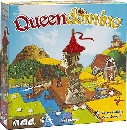 Blue Orange Games Queendomino Board Game - Family or Adult Strategy Board Game for 2 to 4 Players. Recommended for Ages 8 & Up - style: Queendomino