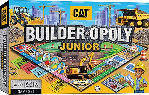 MasterPieces 어린이 및 가족 보드 게임 - Caterpillar Builder Opoly Jr. - 어린이 및 가족을 위한 공식 라이선스 보드 게임 - style: 애벌레 빌더