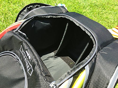 Throwback Sports Throwback Backpack Cooler 2.0 - Large Insulated Cooler Bag with Padded Straps, 20-25 Disc Capacity, Removable Dividers, Dual Bottle Holders - Frisbee Disc Golf Bag