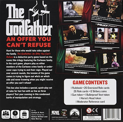 The Godfather: an Offer You Can't Refuse Card Game, Multicolor