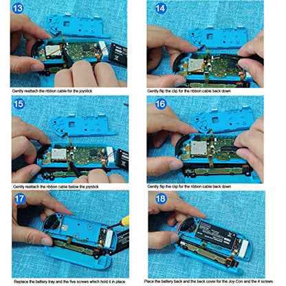 2ps Replacement Joystick Drift Fix for Nintendo Switch Joycons Controller | Switch OLED / Switch Lite Joycons Drift Fix Analog Thumb Stick