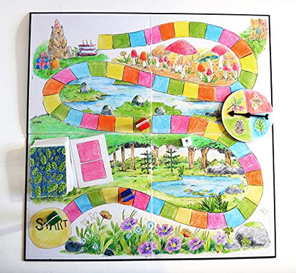 Deluxe Create Your Own Board Game Kit with Blank Board & Game Pieces | Bring your game ideas to life with everything needed to create a custom board game from scratch - style: Blank Board Game Kit - Deluxe Edition