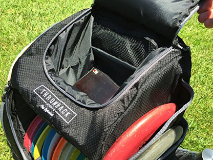 Throwback Sports Throwback Backpack Cooler 2.0 - Large Insulated Cooler Bag with Padded Straps, 20-25 Disc Capacity, Removable Dividers, Dual Bottle Holders - Frisbee Disc Golf Bag