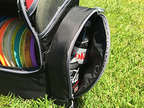 Throwback Sports Throwback Backpack Cooler 2.0 - Large Insulated Cooler Bag with Padded Straps, 20-25 Disc Capacity, Removable Dividers, Dual Bottle Holders - Frisbee Disc Golf Bag