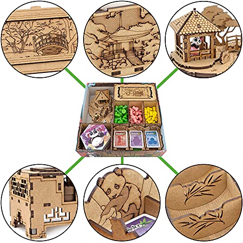 Organizer for Takenoko Board Game and Chibis Expansion, Storage Insert, Accessories Upgrade
