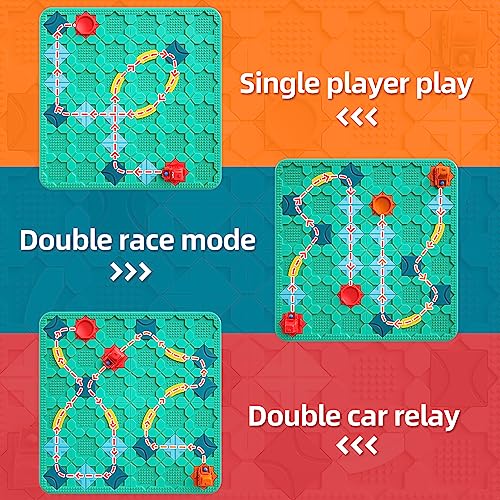 Logical Road Builder Games, STEM Family Board Game, Large Educational Smart Brain Teasers Puzzles Toys, Preschool Learning Early Montessori Birthday Gifts for Kids Boys Girls Age 4-8 Year Old - color: Green