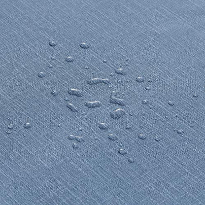 NLMUVW 42 Inch Square Vinyl Tablecloth, Small PVC Table Cloth Heavy Duty Table Cover Waterproof Wipe Clean for Kitchen Dining Picnic, Blue, 42 x 42 inch - color: Blue, size: 42" x 42" (Square)