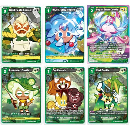 CookieRun TCG: Starter Deck - Guardian Winds - Green Legendary Cookie Wind Archer, Ready-to-Play Character Deck, Braverse Trading Card Battle Game - color: Green