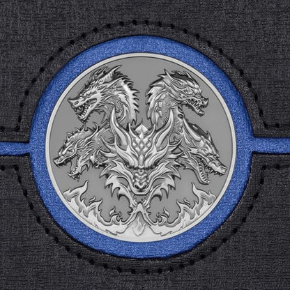 Kabinka Commander Deck Box for MTG, Card Deck Box with Dice Tray | Holds 100 Double-Sleeved Cards, for TCG/PTCG, Patented Design,with 35PT Magnetic Card Holder (Black& Blue, Dragon) - color: C-Black& Blue, Dragon
