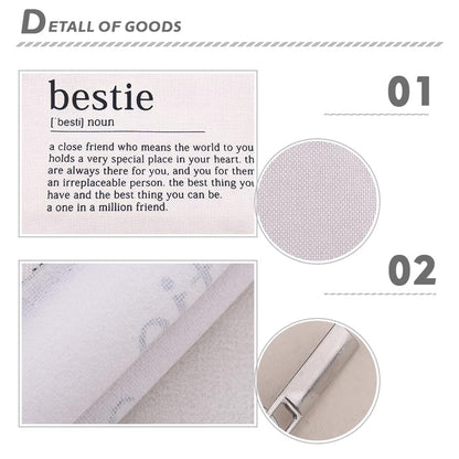 Bestie Make up Cosmetic Bag for Women Best Friends Galentines Day Gifts Bff Bestie Birthday Friendship Gifts Best Friend Skincare Toiletry Storage Bags Pouch Bff Travel Makeup Organizer - color: Besties