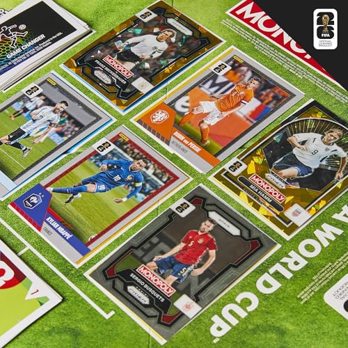 Monopoly Panini Prizm: FIFA World Cup Game I Soccer Board Game with Monopoly Panini Prizm FIFA World Cup 2026 Trading Cards I Ages 8+ - style: Monopoly Panini Board Game