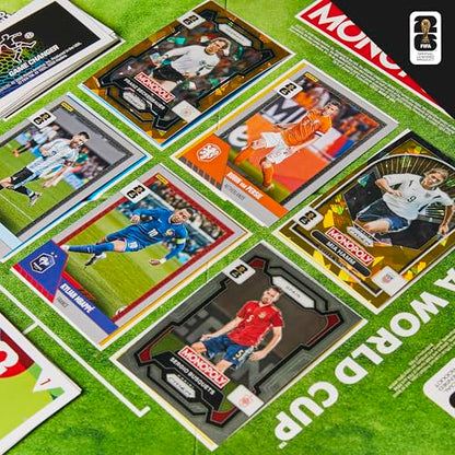 Monopoly Panini Prizm: FIFA World Cup Game I Soccer Board Game with Monopoly Panini Prizm FIFA World Cup 2026 Trading Cards I Ages 8+ - style: Monopoly Panini Board Game