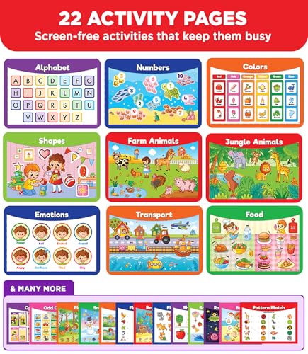 Doctor Jupiter Montessori Preschool Busy Book for Toddlers 3+ Year Olds | Preschool Learning Activities - Educational Travel Toys | Birthday Gift Ideas for Boys & Girls - style: Big Busy Book: 3+