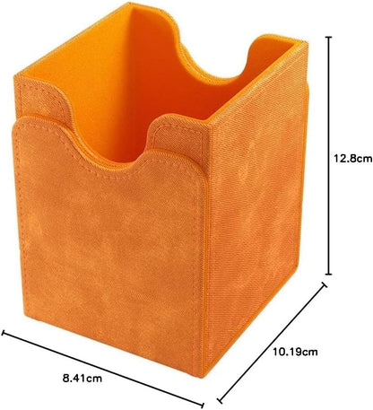 GameGenic Card Deck Box – Deck Box: Squire XL Orange 100CT – Durable and Sturdy TCG, OCG Card Storage – Compatible with Pokemon Yugioh Commander and MTG Magic: The Gathering Cards - color: Orange