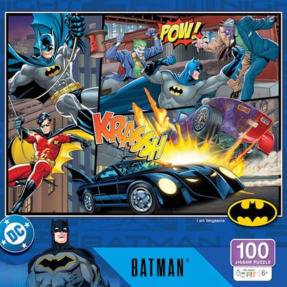MasterPieces 100 Piece Jigsaw Puzzle for Kids - 14"x19" - Batman - style: Batman