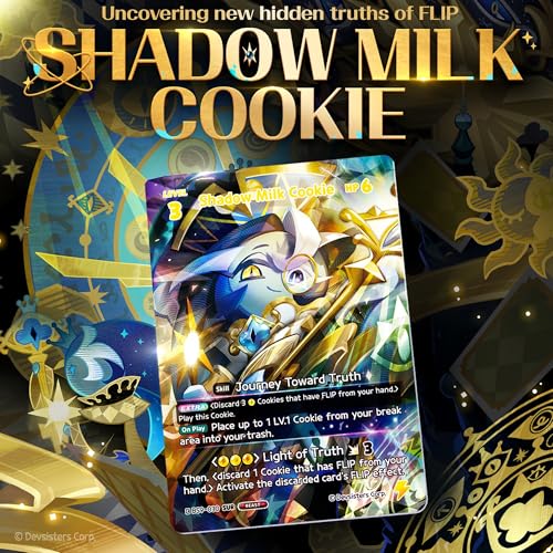 CookieRun TCG: A Game of Truth & Deceit - 4 Booster Pack Bundle - Braverse Trading Card Game, Strategy Play & Battle Deck-Building, Randomly Assorted