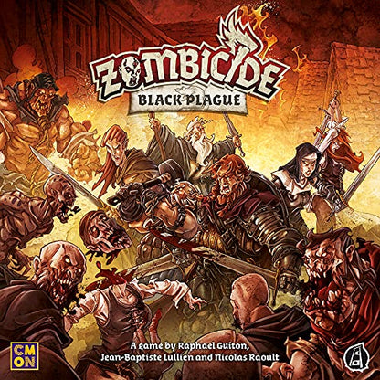 CMON Zombicide: Black Plague - Medieval Fantasy Zombie Board Game - Cooperative Strategy Game with Tabletop Miniatures, Ages 14+, 1-6 Players, 1 Hour Playtime