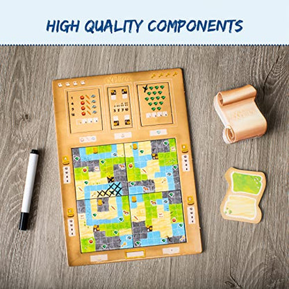 Ravensburger Explorers – an Easy to Learn Flip and Write Strategy Game for Ages 8 and Up