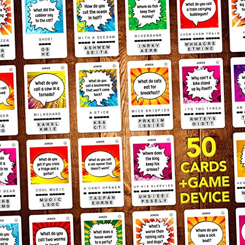 Jokes Travel Game - Family Brain Teasers Pocket Puzzles for Kids and Adults POP08015 - style: Jokes