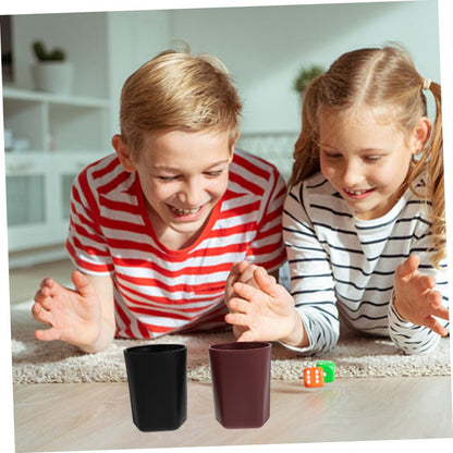 ORFOFE 8pcs Dice Cups Professional Ktv Dice Holder Unbreakable Reusable Game Storage Container for Party