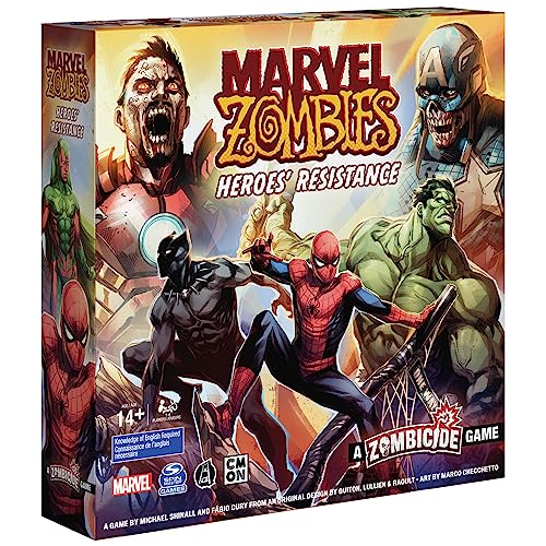Spin Master Games, Marvel Zombies: Heroes’ Resistance, A Zombicide Game, Collectible Marvel Figurines, for Fans of Marvel Rivals & Action Movie Toys, 1-4 Players, for Adults & Teens Ages 14 & Up - color: Marvel Zombies Heroes? Resistance