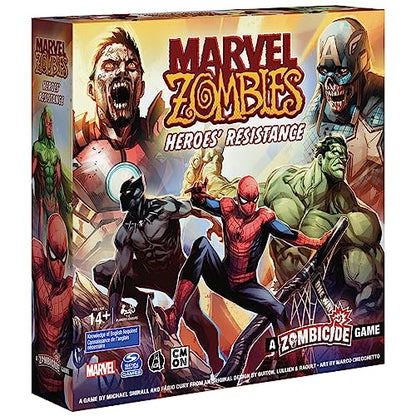 Spin Master Games, Marvel Zombies: Heroes’ Resistance, A Zombicide Game, Collectible Marvel Figurines, for Fans of Marvel Rivals & Action Movie Toys, 1-4 Players, for Adults & Teens Ages 14 & Up - color: Marvel Zombies Heroes? Resistance