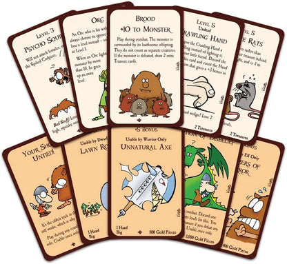 Steve Jackson Games Munchkin 2 Unnatural Axe Card Game | 112-Card Expansion Adult Kids and Family Fantasy Adventure RPG, Ages 10+, 3-6 Players, Avg Play Time 120 Min - style: Munchkin 2 - Unnatural Axe