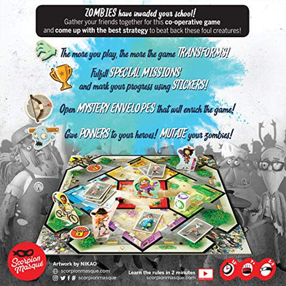 Zombie Kidz Evolution #1 Kids Game on BoardGameGeek Work Together to Fight Zombies Cooperative Game for Kids and Families That Grows Everytime You Play Ages 7+ 2-4 Players 15 Minutes