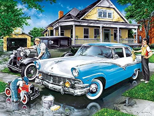 MasterPieces 400 Piece Jigsaw Puzzle for Adults, Family, Or Youth - Three Generations - 18"x24" - style: Three Generations