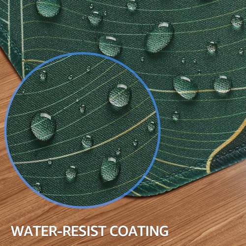 KTRIO Large Gaming Mouse Pad, Desk Mat, 31.5 x 15.7 in, Golden Leaves, XXL | Smooth Micro-Weave Surface, Artistic Pattern Design, Non-Slip Rubber Base, Durable Stitched Edges, Office & Home Use - color: Golden Leaves, size: 31.5l X 15.7w Inches